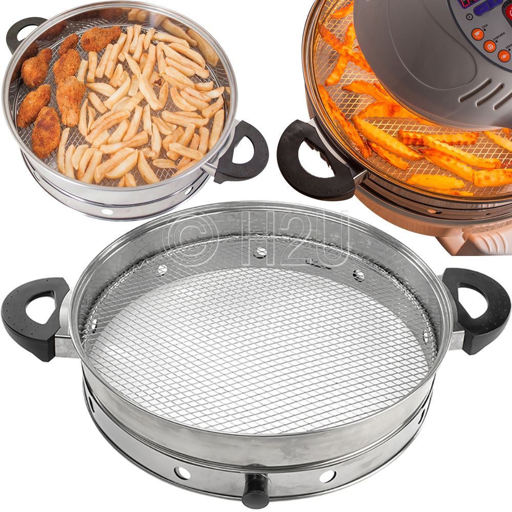 AIR FRYER RING ATTACHMENT ACCESSORY FOR HALOGEN OVEN GRILLING FRYING