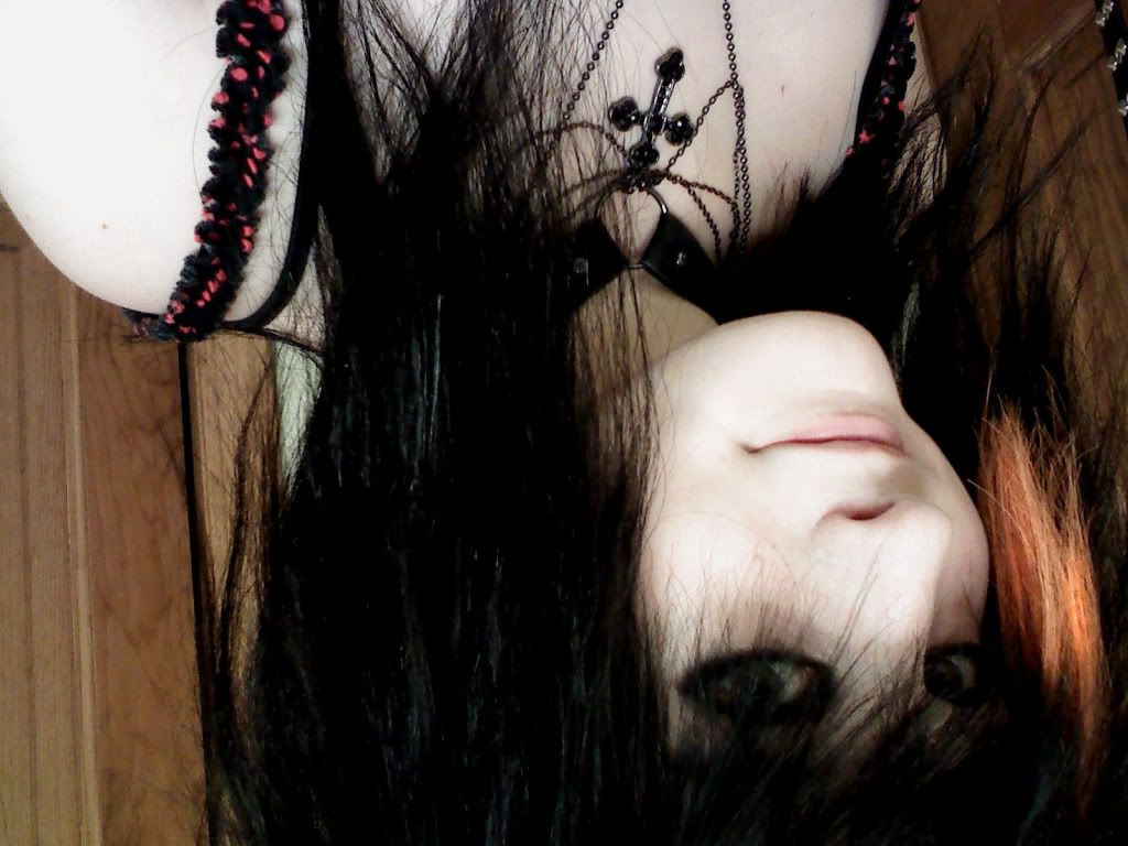 beautiful goth girls photo: Goth upside.jpg