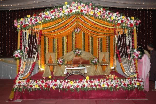 indian wedding stage
