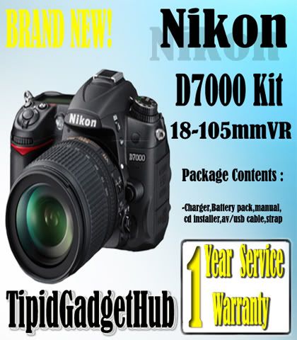 nikon d7000 kit. Nikon D7000 Kit with 18-105mm