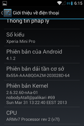 Thủ Đức - bán SONY XPERIA MINI PRO chữa cháy - facebook -  giải trí ok - 19