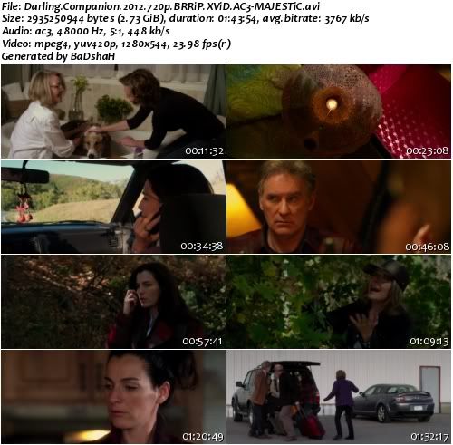Darling Companion 2012 720p BRRiP XViD AC3-MAJESTiC Darling Companion 2012 720p BRRiP XViD AC3-MAJESTiC
