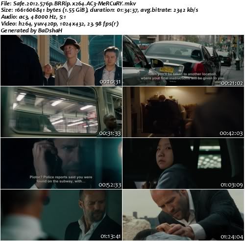 Safe (2012) 576p BRRip x264 AC3 - MeRCuRY Safe (2012) 576p BRRip x264 AC3 - MeRCuRY