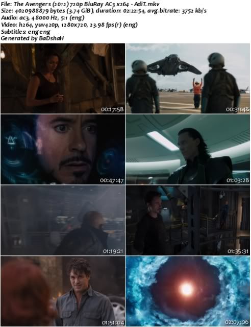 The Avengers (2012) 720p BluRay AC3 x264 - AdiT The Avengers (2012) 720p BluRay AC3 x264 - AdiT