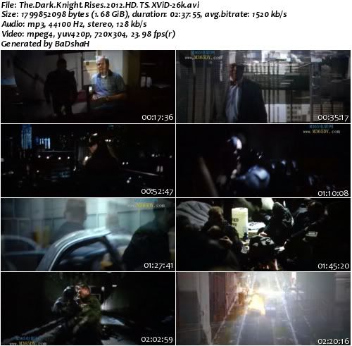 The Dark Knight Rises 2012 HD TS XViD-26k