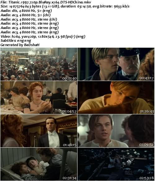 Titanic (1997) 720p BluRay x264 DTS-HDChina Titanic (1997) 720p BluRay x264 DTS-HDChina