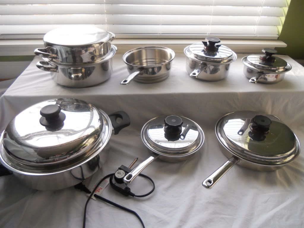 NEW ERA BY PRO HEALTH ULTRA WATERLESS STAINLESS COOKWARE POTS PANS