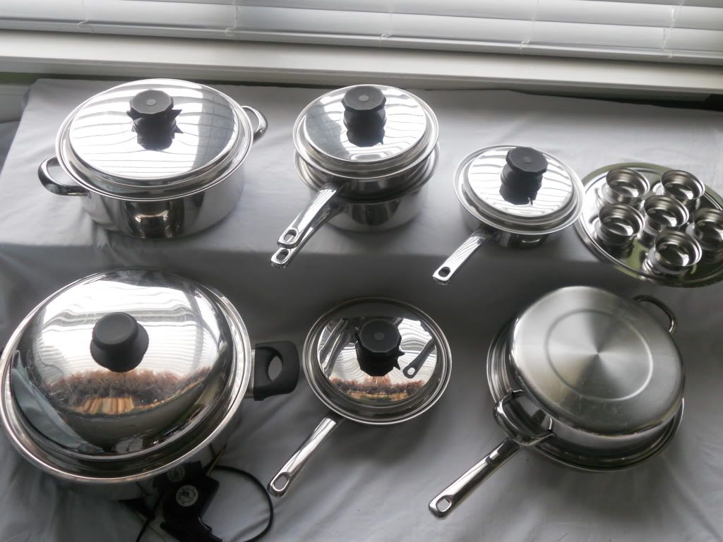 NEW ERA BY PRO HEALTH ULTRA WATERLESS STAINLESS COOKWARE POTS PANS