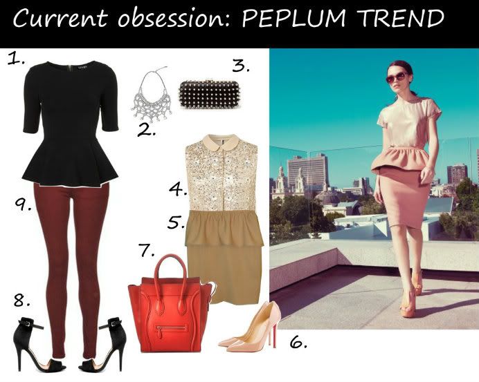 peplum trend