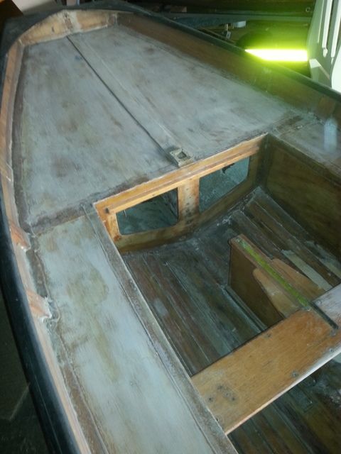 Deck sanded
