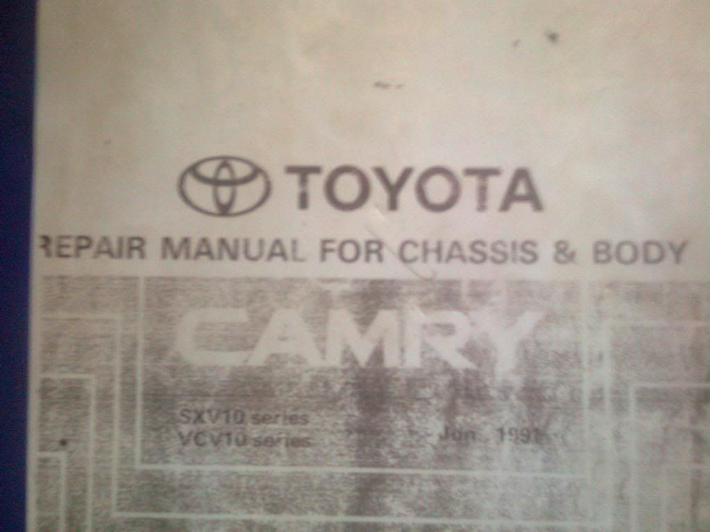 [Có hình] Xin file pdf or word Toyota Camry 91-96 repair manual for chassis and body.
