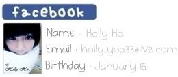 Holly's facebook
