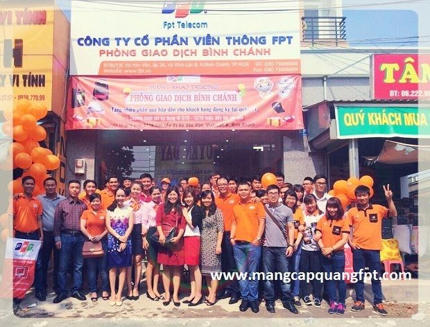 Phòng giao dịch FPT Bình Chánh tại Võ Văn Vân do FPT khai trương