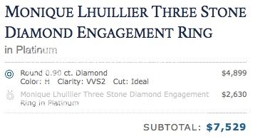 hamsa inspired engagement ring