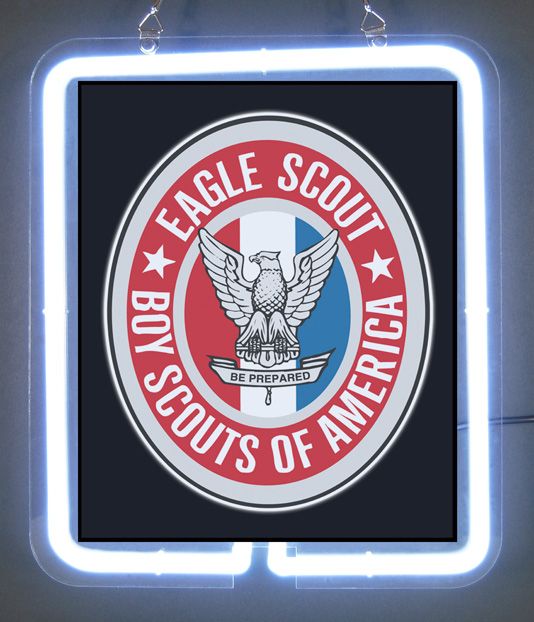 Eagle Scout Boy Scouts Of America BSA Logo Neon Light Sign 12 | eBay