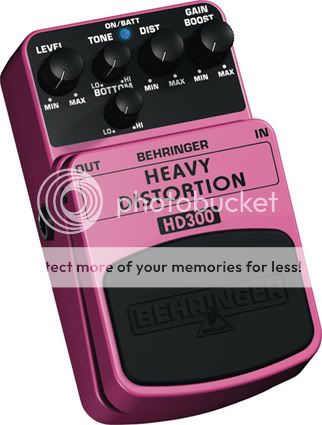 New Behringer HD300 Heavy Distortion Pedal w/GIFT  